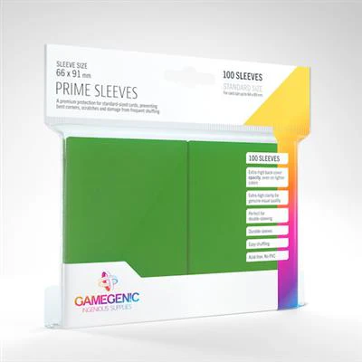 Gamegenic: PRIME Sleeves Green (100)