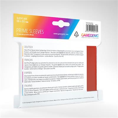 Gamegenic: PRIME Sleeves Red (100) - Image 2