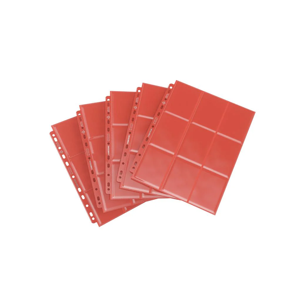 Gamegenic: Sideloading 18-Pocket Pages Red (10) - Image 2