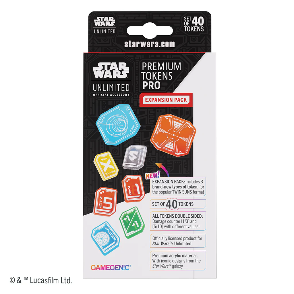 Gamegenic : Star Wars Unlimited - Premium Tokens Pro Expansion Pack - Image 2