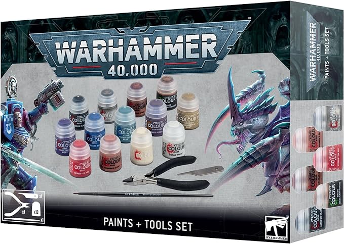 Warhammer 40K: Paints + Tools Set