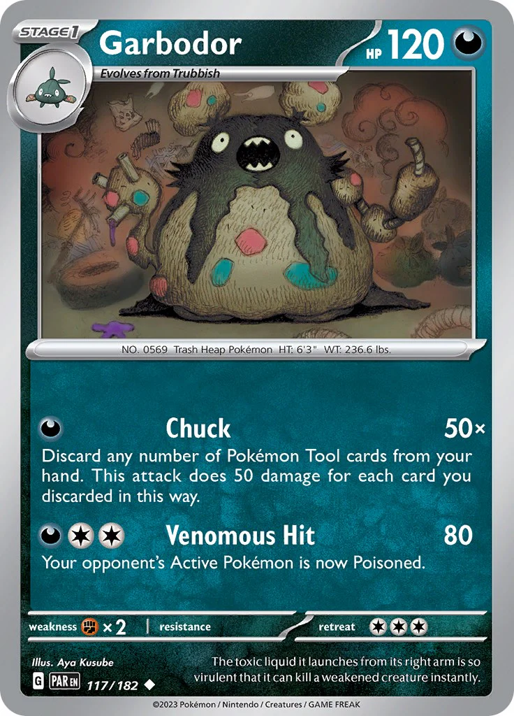 Garbodor - 117/182 - 117/182 - (SV04: Paradox Rift)