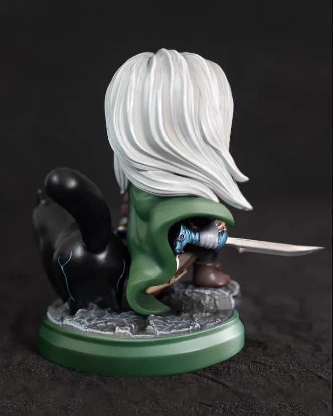 Gatherers' Tavern: Dungeons & Dragons - Drizzt Do'urden with Guenhwyvar ODDY Figure - Image 3