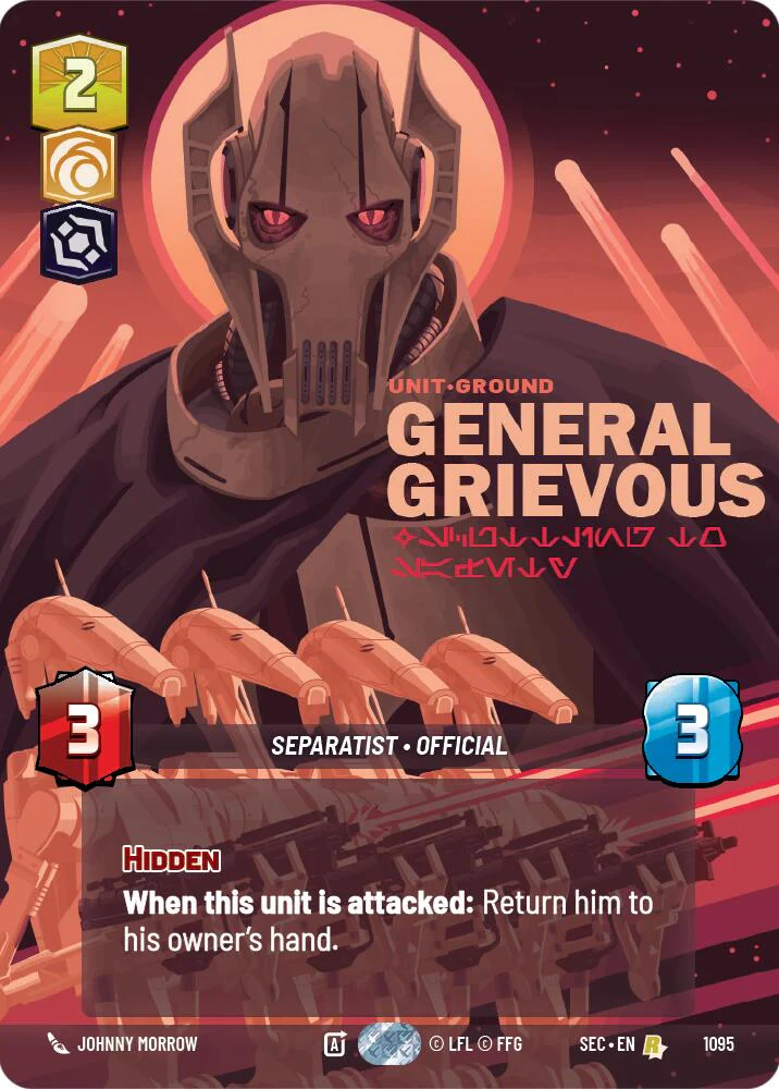 General Grievous - Scuttling to Safety (Prestige Foil) - 1095 - (Secrets of Power)