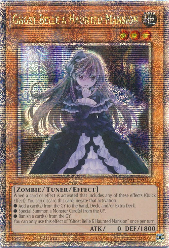 Ghost Belle & Haunted Mansion (Quarter Century Secret Rare) [RA01 - RA01-EN011]