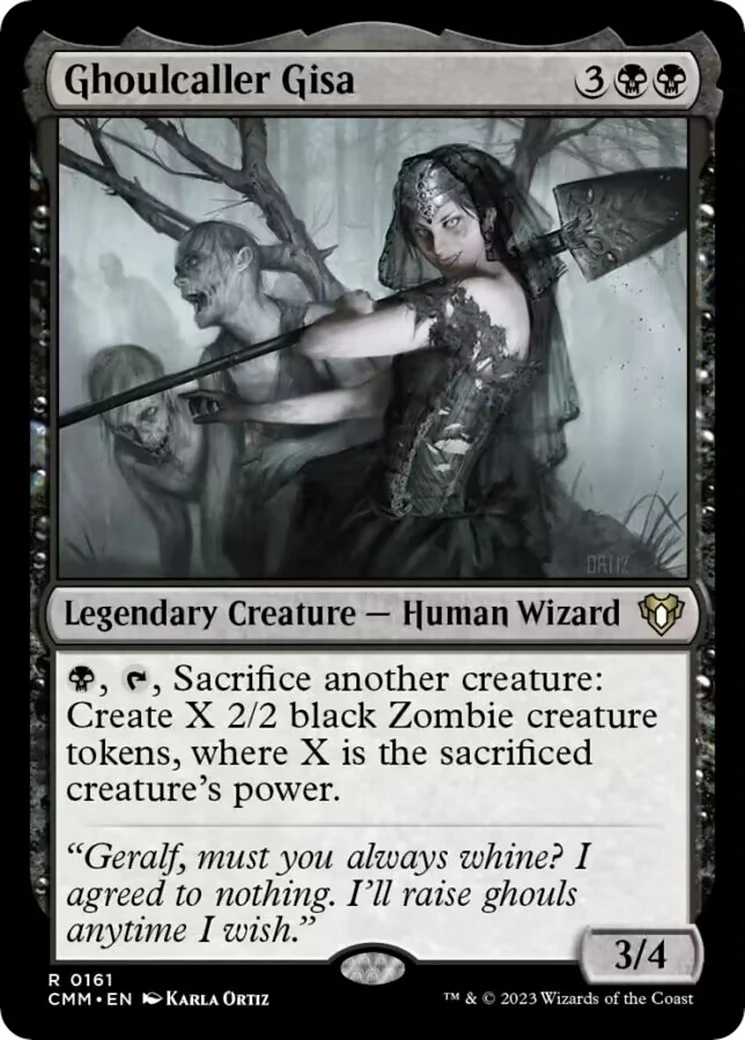 Ghoulcaller Gisa - 161 - (Commander Masters)