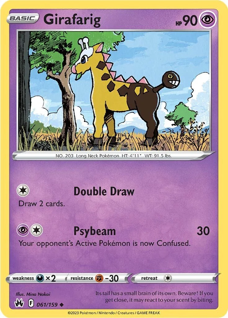 Girafarig - 061/159 - (SWSH: Crown Zenith)