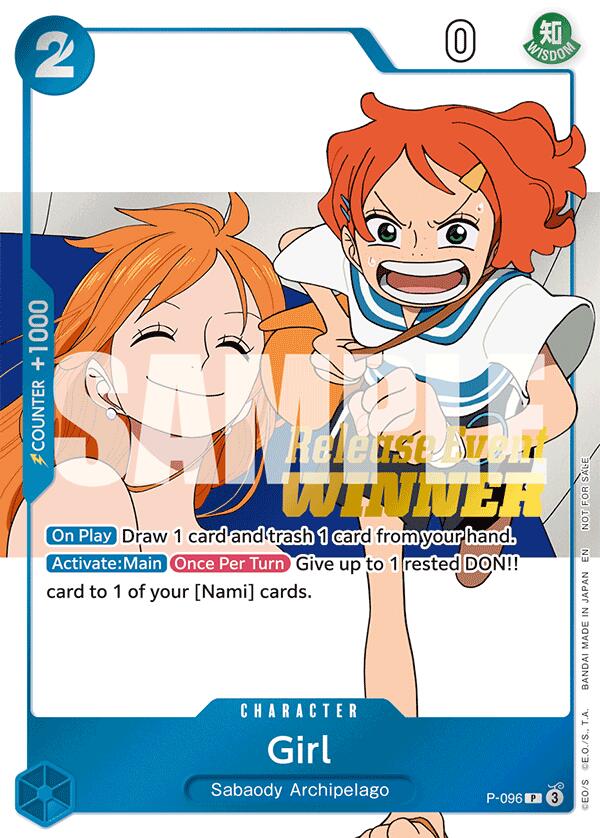 Girl (OP14 Release Event Winner) - P-096 - (One Piece Promotion Cards)