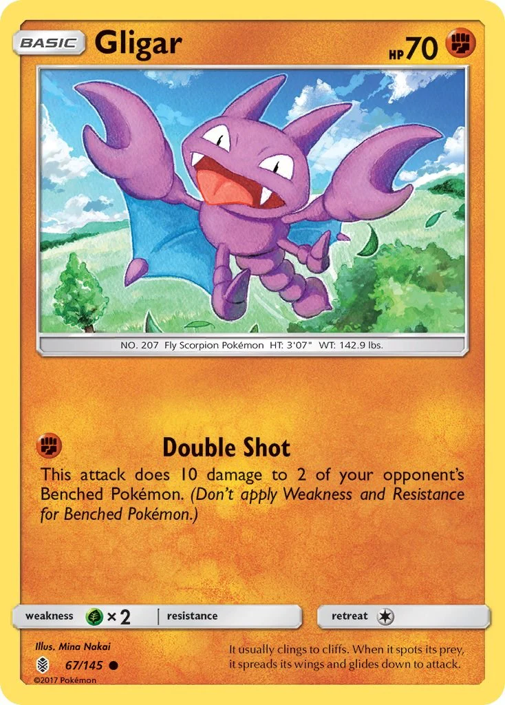 Gligar - 67/145 - (SM - Guardians Rising)
