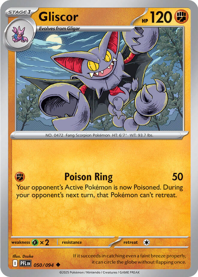 Gliscor - 050/094 - (ME02: Phantasmal Flames)