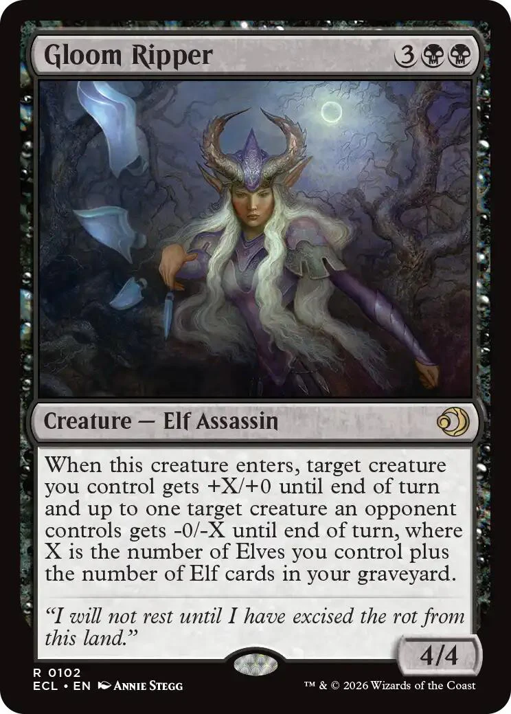 Gloom Ripper - 102 - (Lorwyn Eclipsed)
