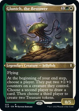 Gluntch, the Bestower (Foil Etched) - 533 - (Commander Legends: Battle for Baldur's Gate)