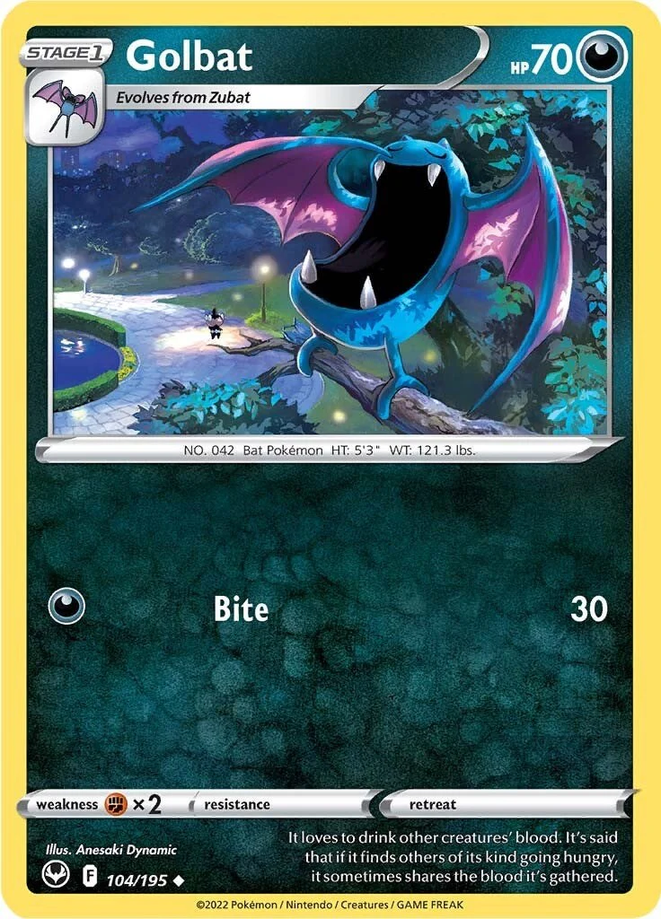 Golbat - 104/195 - (SWSH12: Silver Tempest)