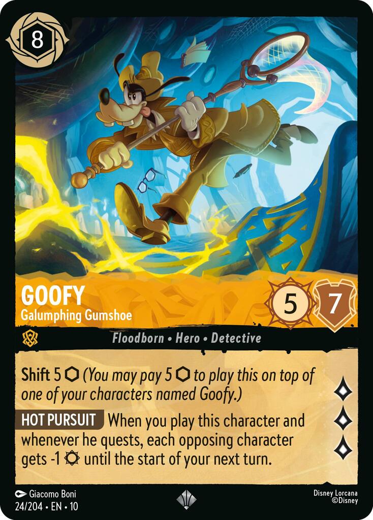 Goofy - Galumphing Gumshoe - 24/204 - (Whispers in the Well)