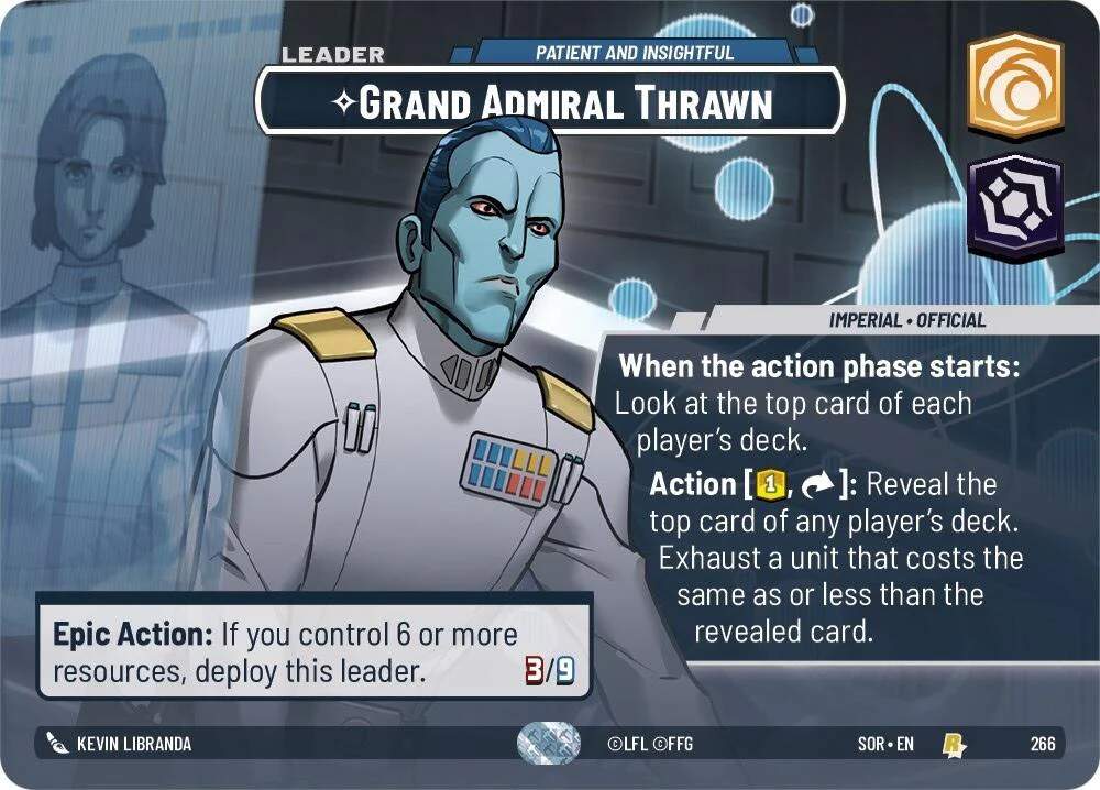 Grand Admiral Thrawn - Patient and Insightful (Showcase) - 266 - (Spark of Rebellion)