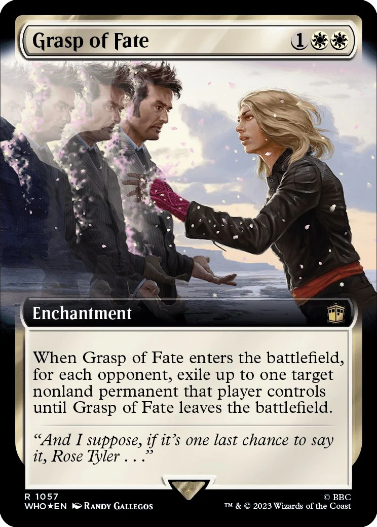 Grasp of Fate (Extended Art) (Surge Foil) - 1057 - (Universes Beyond: Doctor Who)