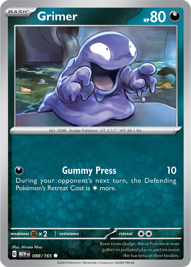 Grimer - 088/165 - (SV: Scarlet & Violet 151)