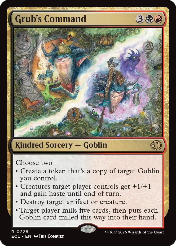 Grub's Command - 228 - (Lorwyn Eclipsed)