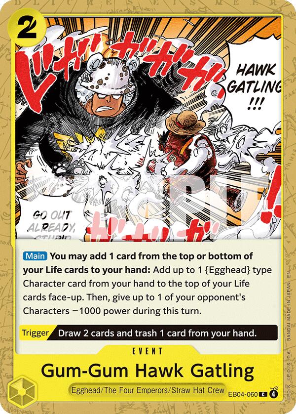 Gum-Gum Hawk Gatling - EB04-060 - (Adventure on Kami's Island)