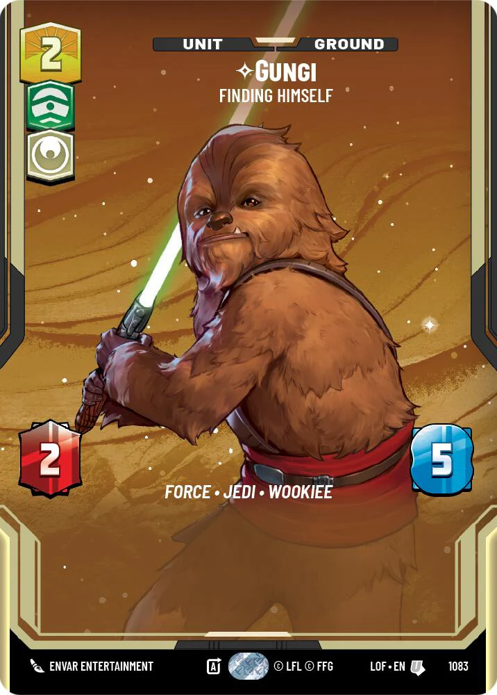 Gungi - Finding Himself (Prestige Foil) - 1083 - (Legends of the Force)