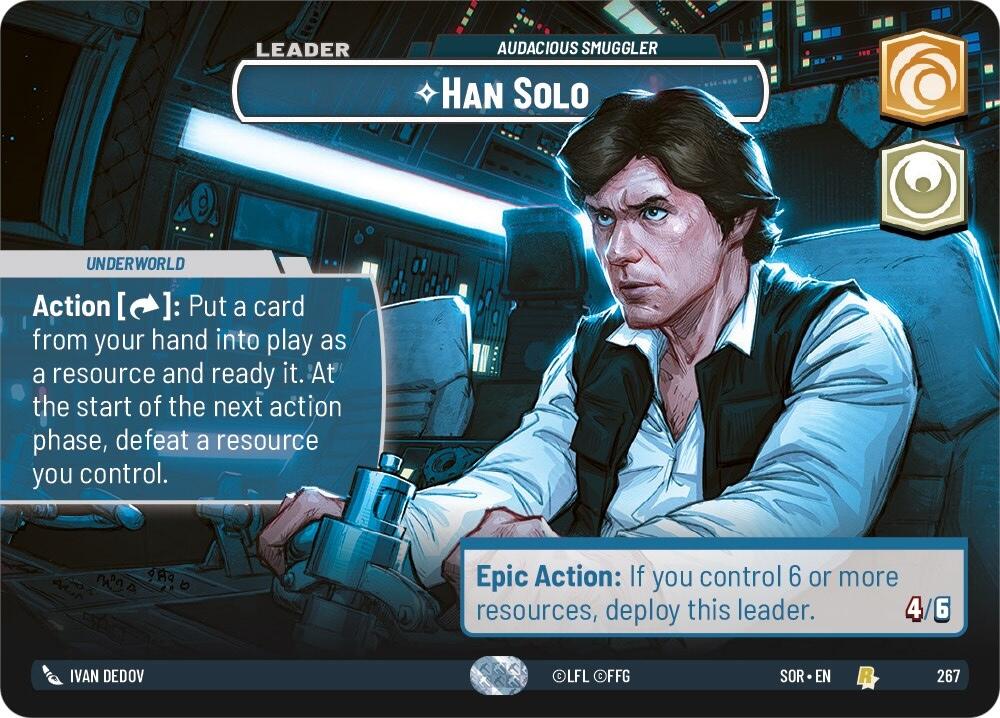 Han Solo - Audacious Smuggler (Showcase) - 267 - (Spark of Rebellion)