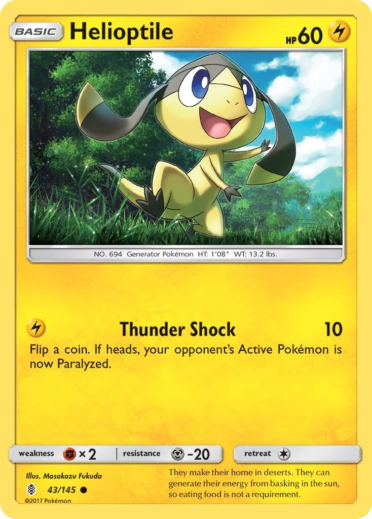 Helioptile - 43/145 - (SM - Guardians Rising)