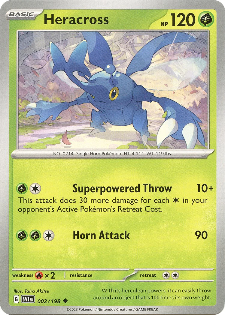 Heracross - 002/198 - (SV01: Scarlet & Violet Base Set)