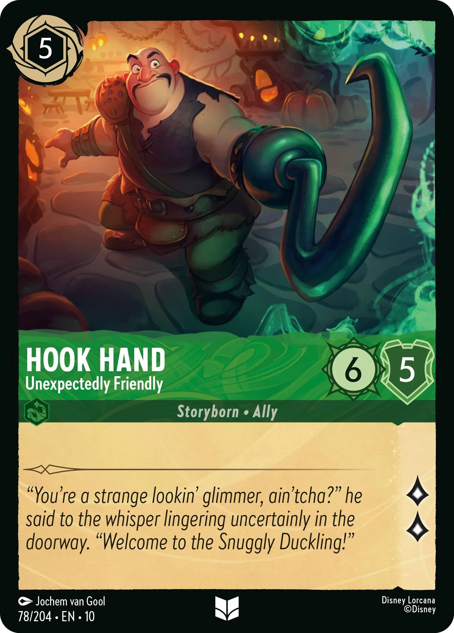 Hook Hand - Unexpectedly Friendly - 78/204 - (Whispers in the Well)