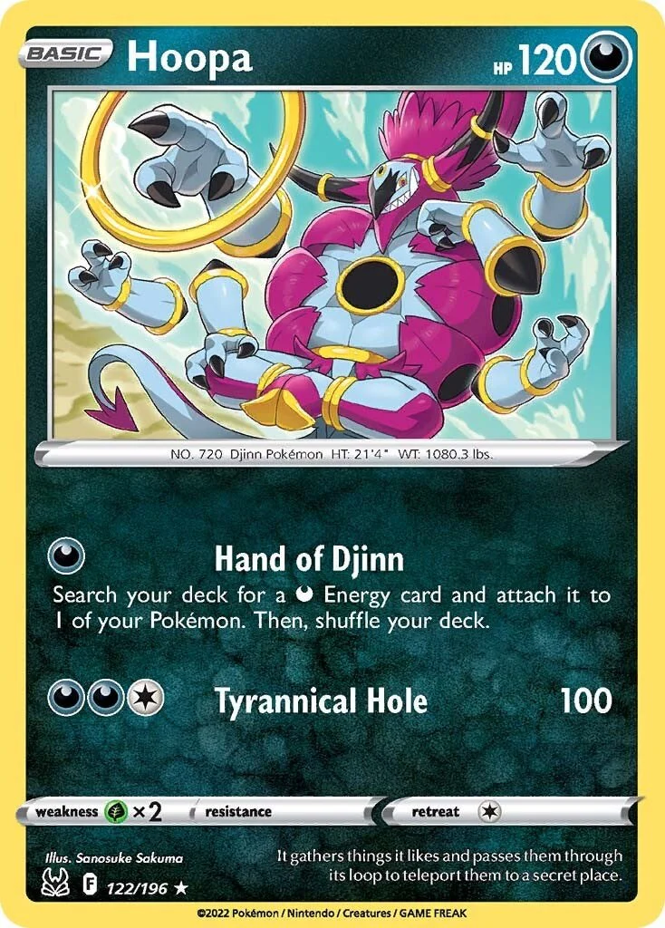 Hoopa - 122/196 - (SWSH11: Lost Origin)
