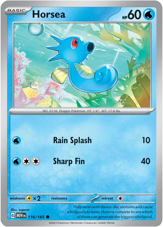 Horsea - 116/165 - (SV: Scarlet & Violet 151)