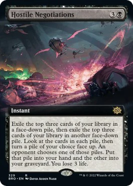 Hostile Negotiations (Extended Art) - 329 - (The Brothers' War)
