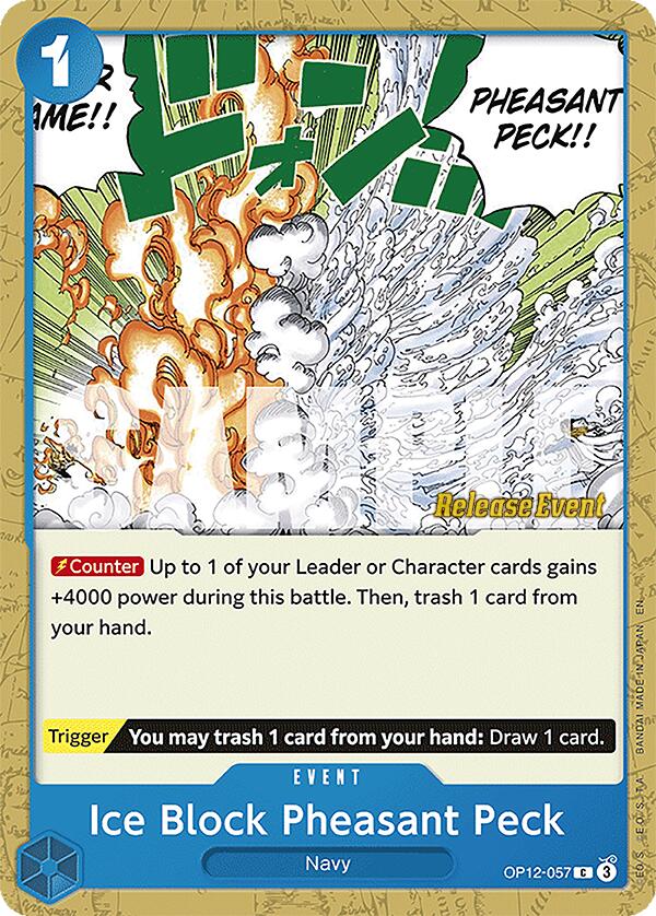 Ice Block Pheasant Peck - OP12-057 - (Legacy of the Master Release Event Cards)
