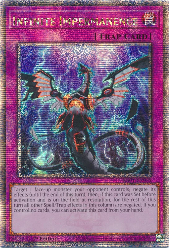 Infinite Impermanence (Quarter Century Secret Rare) [RA01 - RA01-EN075]