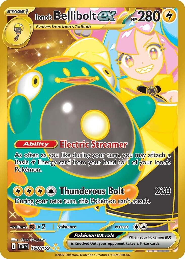 Iono's Bellibolt ex - 188/159 - 188/159 - (SV09: Journey Together)