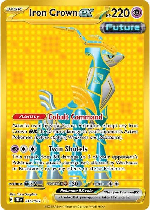 Iron Crown ex - 216/162 - 216/162 - (SV05: Temporal Forces)