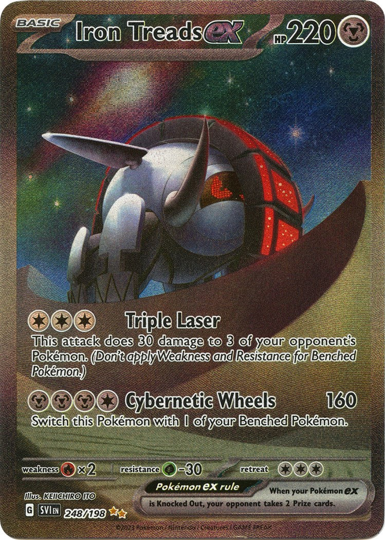 Iron Treads ex - 248/198 - 248/198 - (SV01: Scarlet & Violet Base Set)