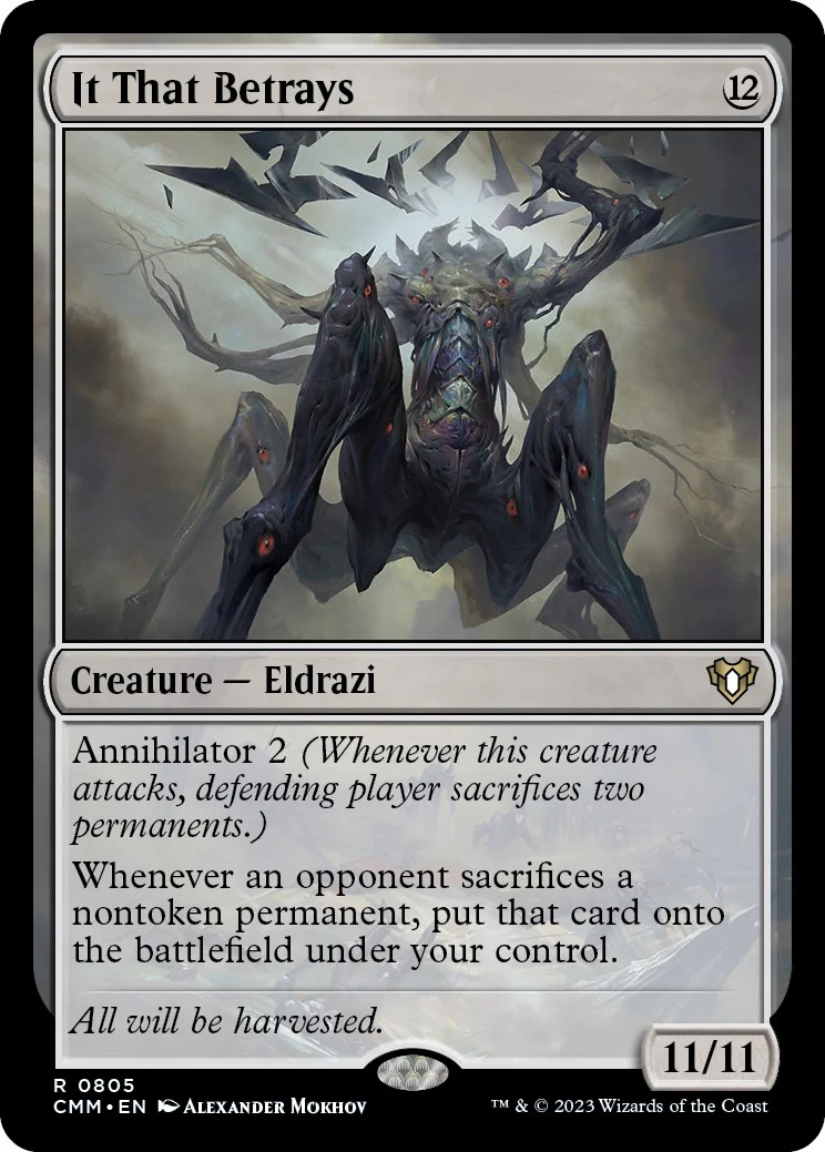 It That Betrays - 805 - (Commander Masters)