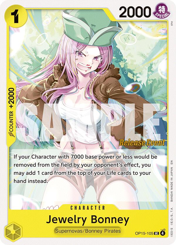 Jewelry Bonney (OP15-105) - OP15-105 - (Adventure on Kami's Island Release Event Cards)