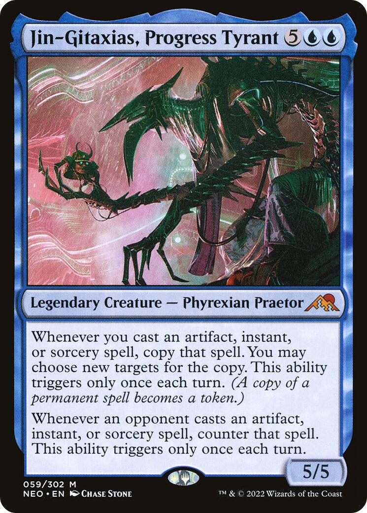 Jin-Gitaxias, Progress Tyrant - 59 - (Kamigawa: Neon Dynasty)