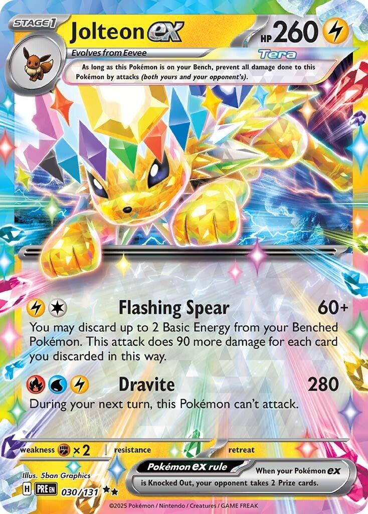 Jolteon ex - 030/131 - 030/131 - (SV: Prismatic Evolutions)