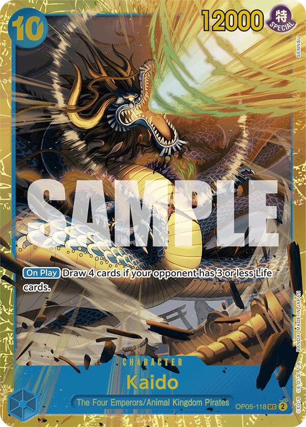 Kaido (OP05-118) (Reprint) - OP05-118 - (Premium Booster -The Best-)