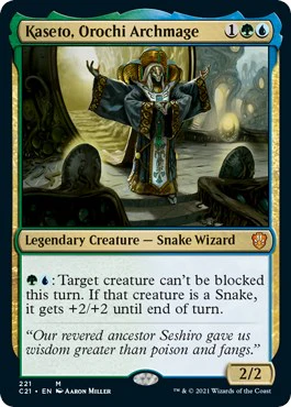Kaseto, Orochi Archmage - 221 - (Commander 2021)