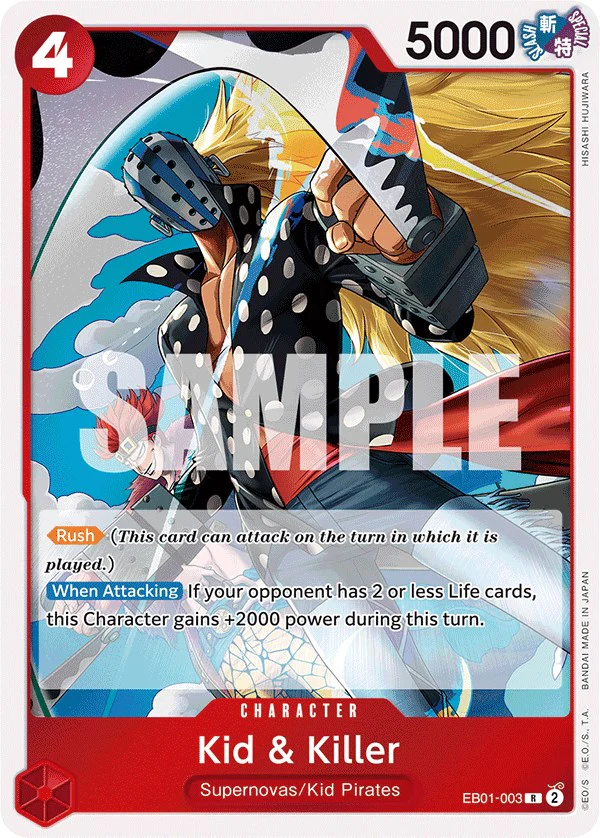 Kid & Killer - EB01-003 - (Extra Booster: Memorial Collection)