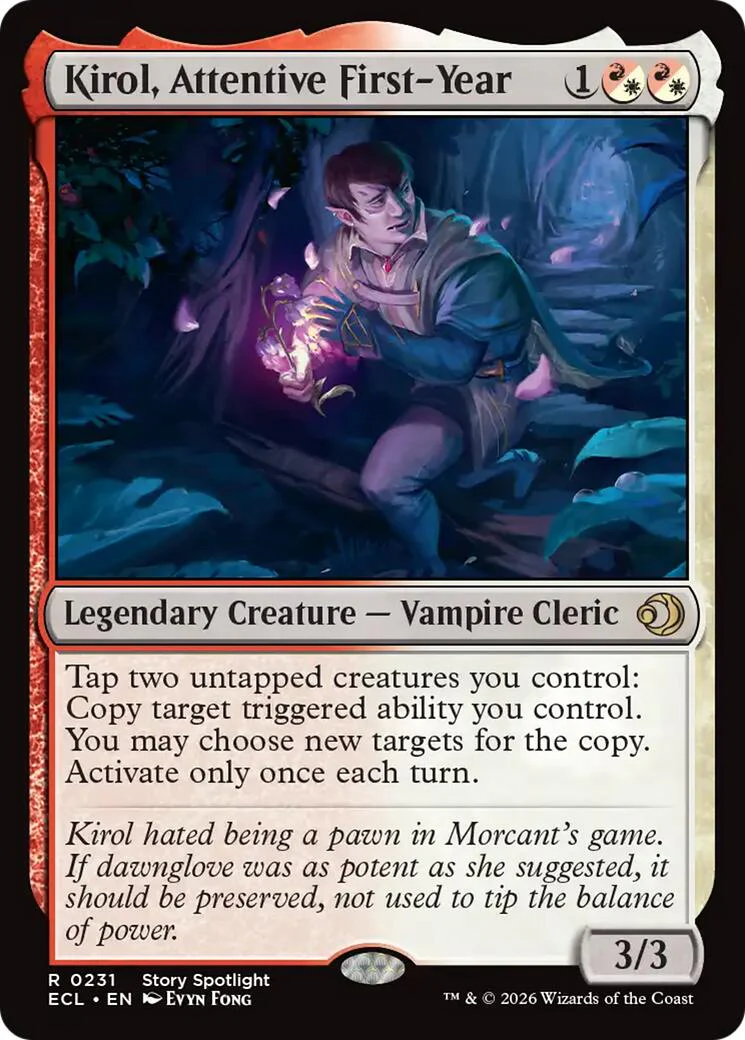 Kirol, Attentive First-Year - 231 - (Lorwyn Eclipsed)