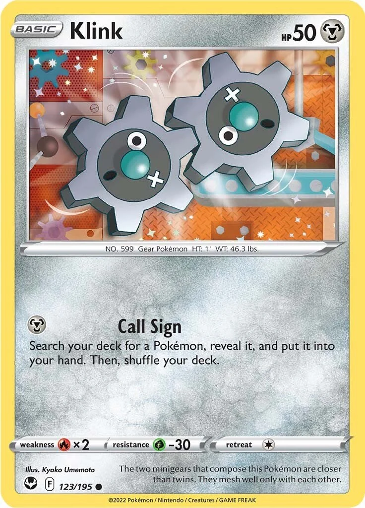 Klink - 123/195 - (SWSH12: Silver Tempest)