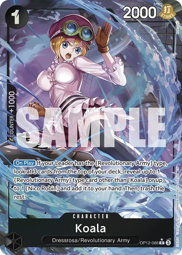 Koala (086) (Alternate Art) - OP12-086 - (Legacy of the Master)