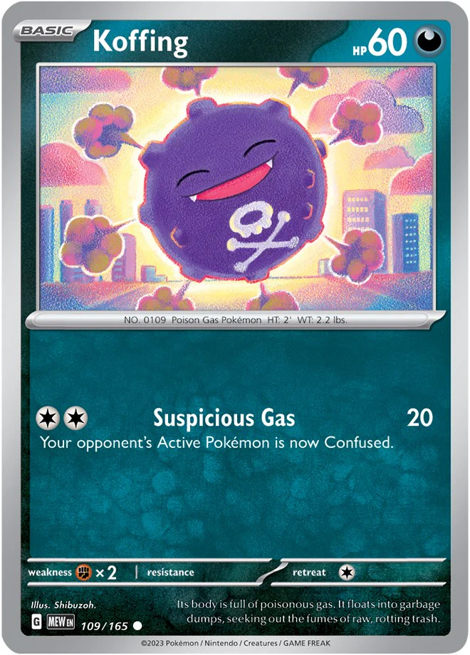Koffing - 109/165 - (SV: Scarlet & Violet 151)