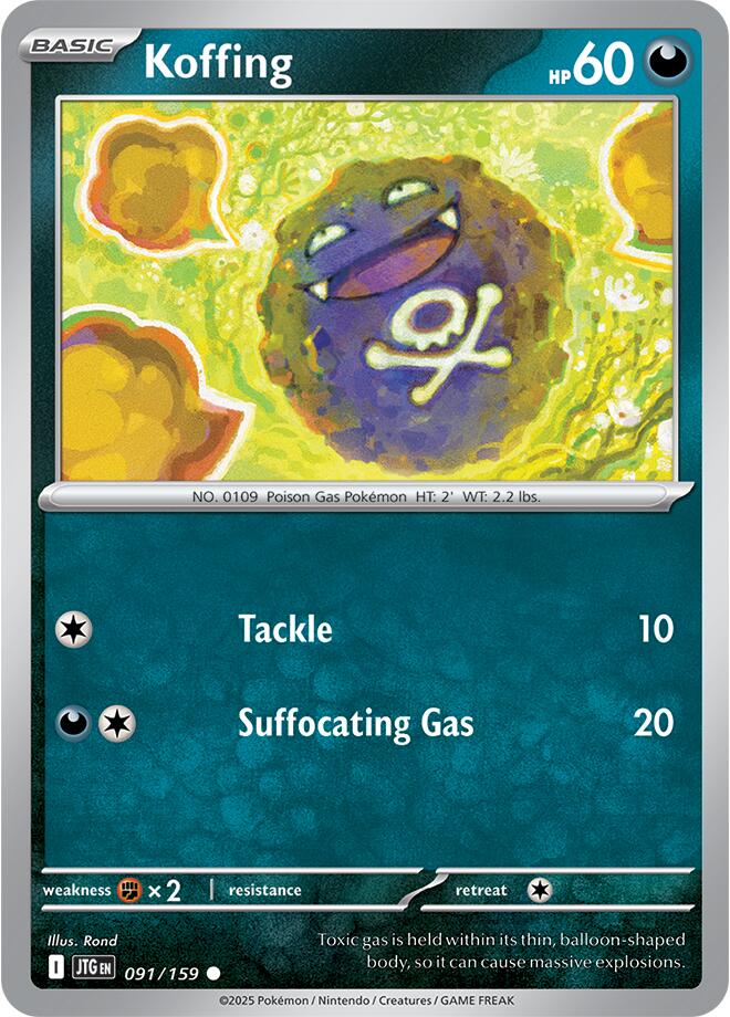 Koffing - 091/159 - (SV09: Journey Together)