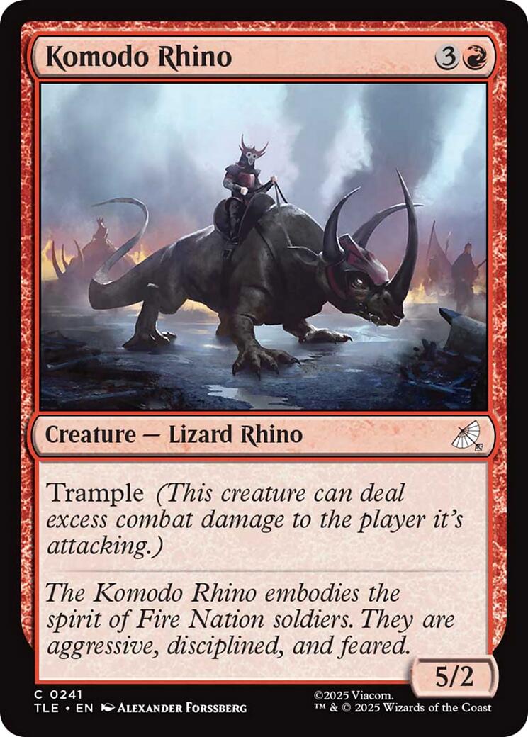 Komodo Rhino (0241) - 241 - (Avatar: The Last Airbender: Eternal-Legal)