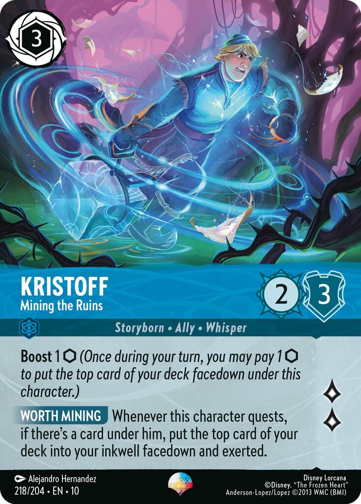 Kristoff - Mining the Ruins (Epic) - 218/204 - (Whispers in the Well)